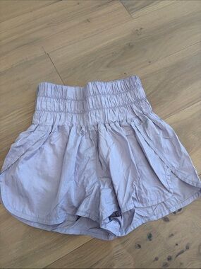 Free People Movement Smocked Waist Lavender Women’s Shorts